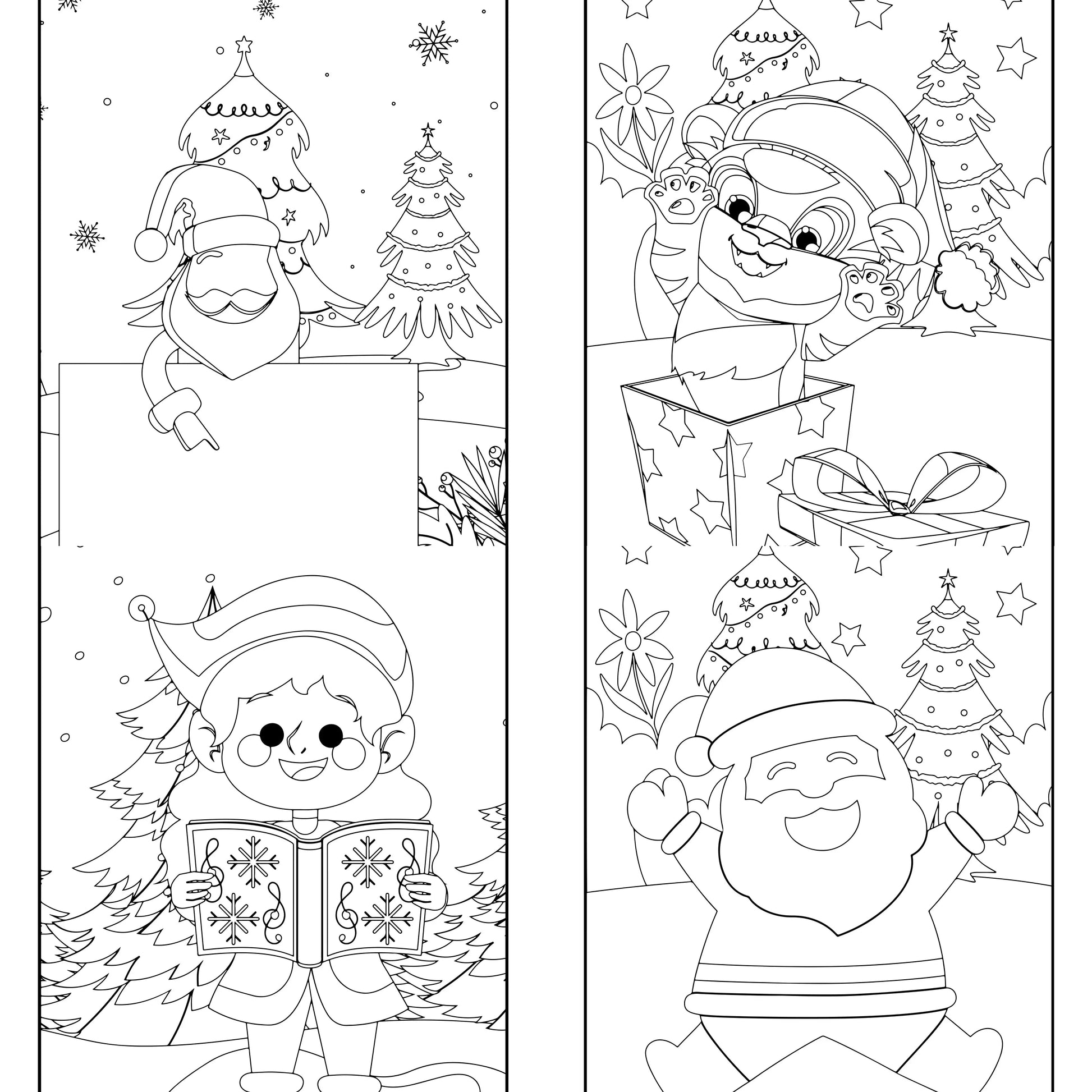 Kids Christmas Coloring Book Volume 10 - CraftNest - Digital Crafting and Art