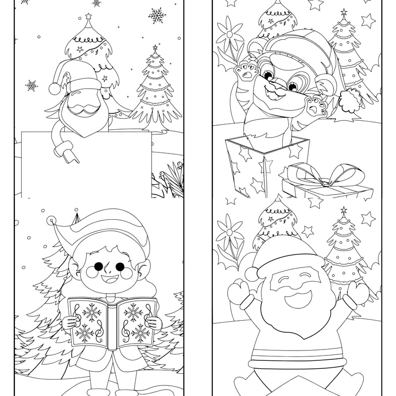 Kids Christmas Coloring Book Volume 10 - CraftNest - Digital Crafting and Art