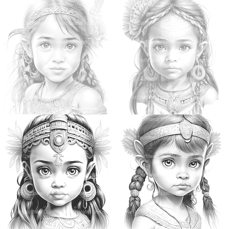 Maya Boy Coloring Book - CraftNest - Digital Crafting and Art