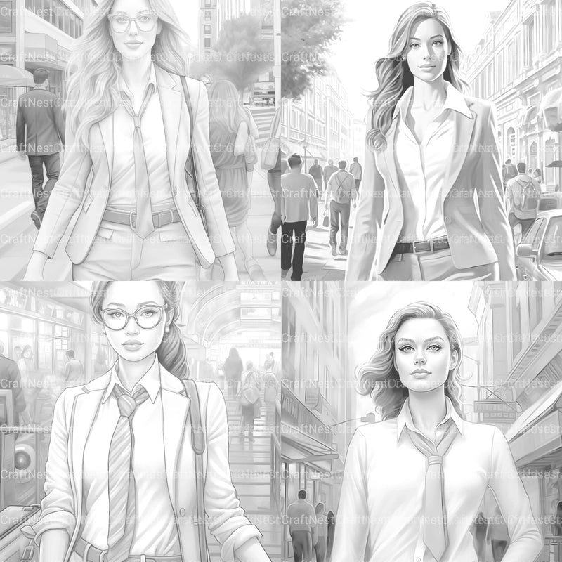 Kids Christmas Girl Coloring Book - CraftNest - Digital Crafting and Art