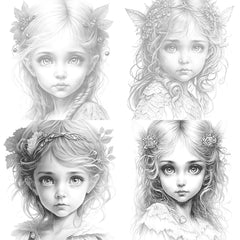 Gnome Girl Coloring Book - CraftNest - Digital Crafting and Art