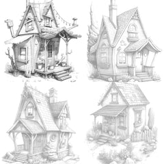 Ranch Tiny House Coloring Book - CraftNest - Digital Crafting and Art