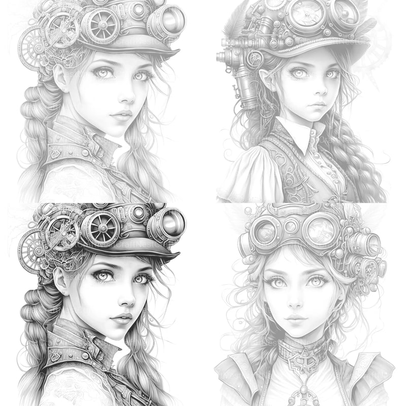 Sunflower Girl Coloring Book - CraftNest - Digital Crafting and Art