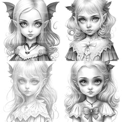 Little Witch Coloring Book - CraftNest - Digital Crafting and Art