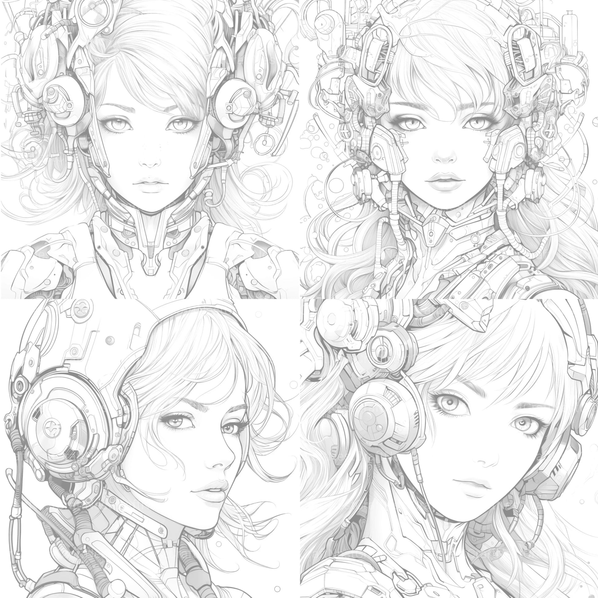 Druid Girl Coloring Book - CraftNest - Digital Crafting and Art