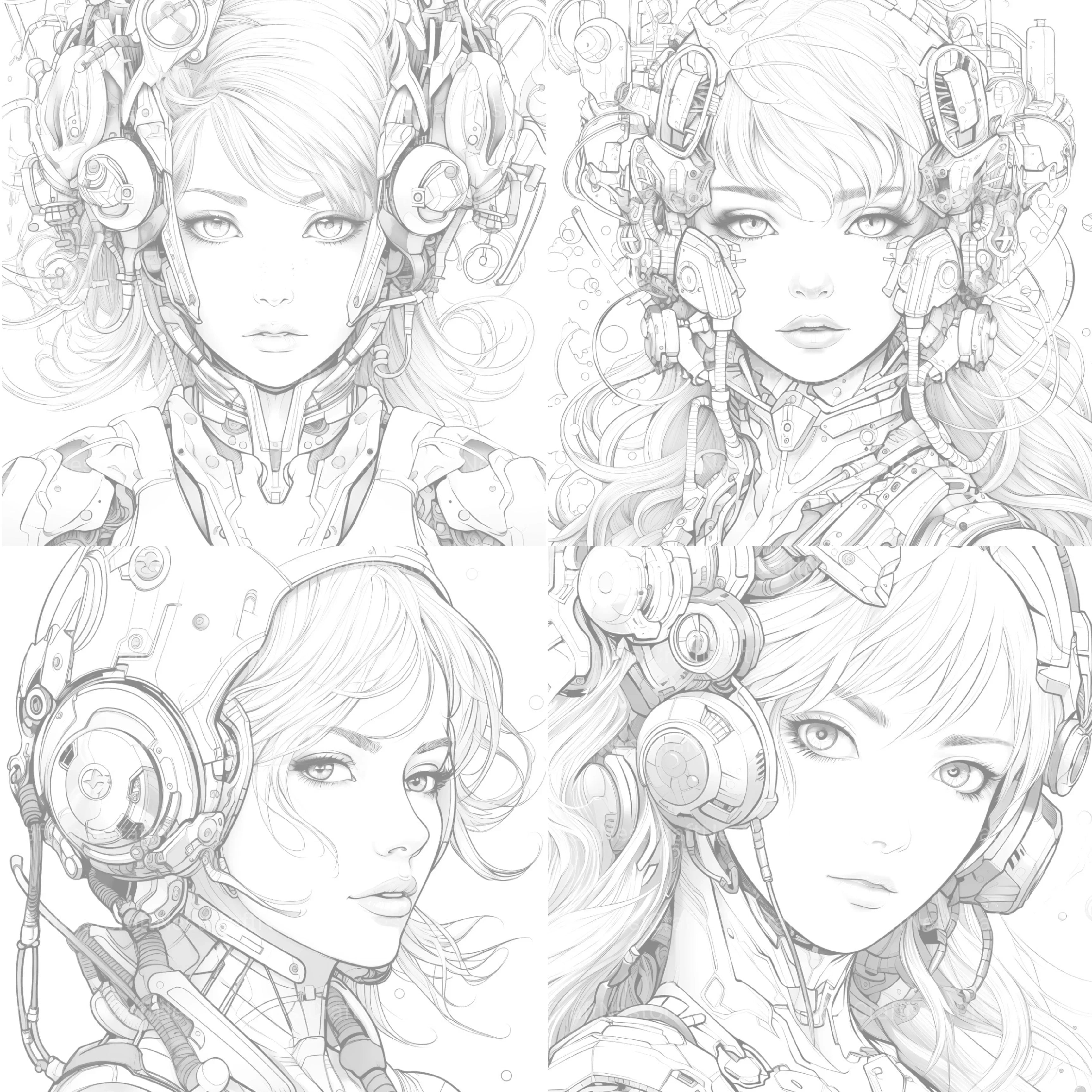 Druid Girl Coloring Book - CraftNest - Digital Crafting and Art