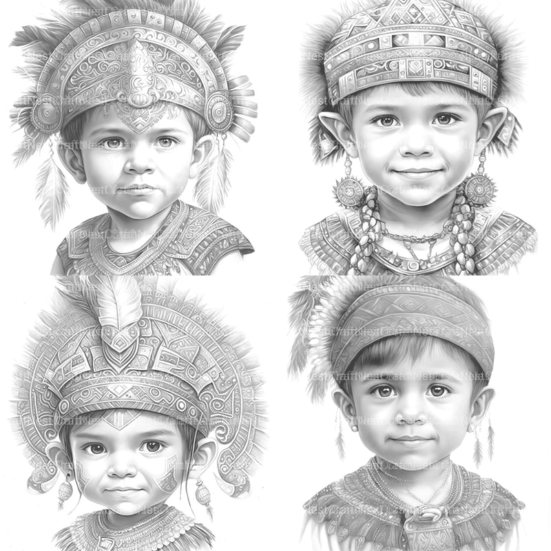 Babarian Boy Coloring Book - CraftNest - Digital Crafting and Art
