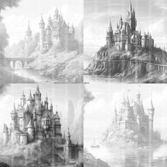 Castles Coloring Book - CraftNest - Digital Crafting and Art