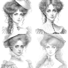 Viking Girl Coloring Book - CraftNest - Digital Crafting and Art