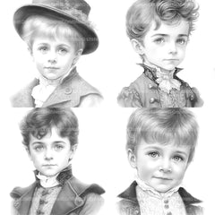 Victorian Man Coloring Book - CraftNest - Digital Crafting and Art