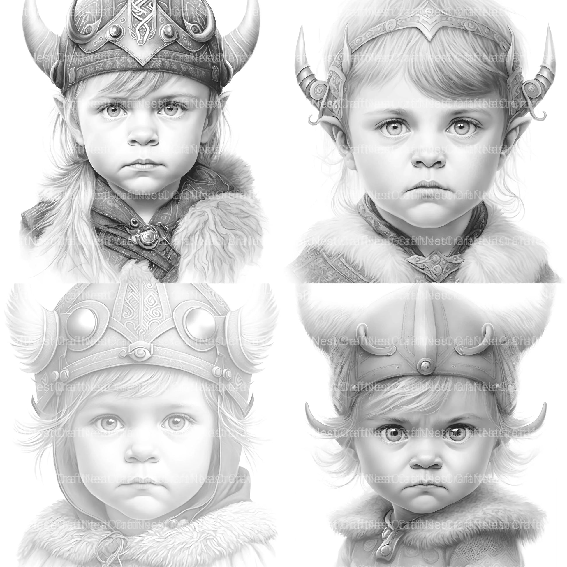 Winter Girl Coloring Book 2 - CraftNest - Digital Crafting and Art