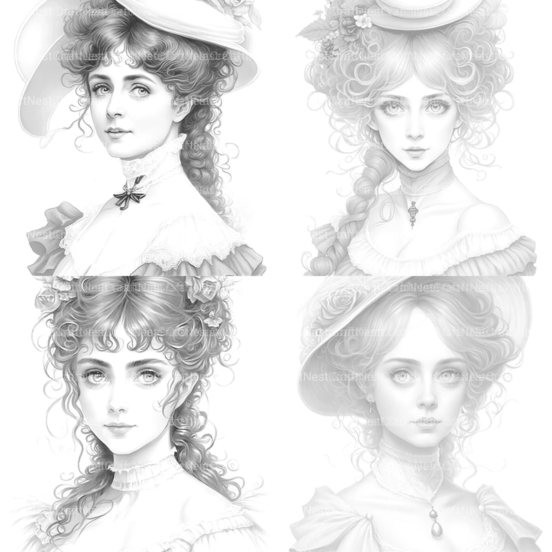 Viking Girl Coloring Book - CraftNest - Digital Crafting and Art