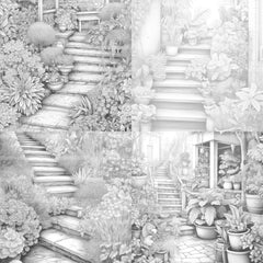 Herb Garden Coloring Book - CraftNest - Digital Crafting and Art