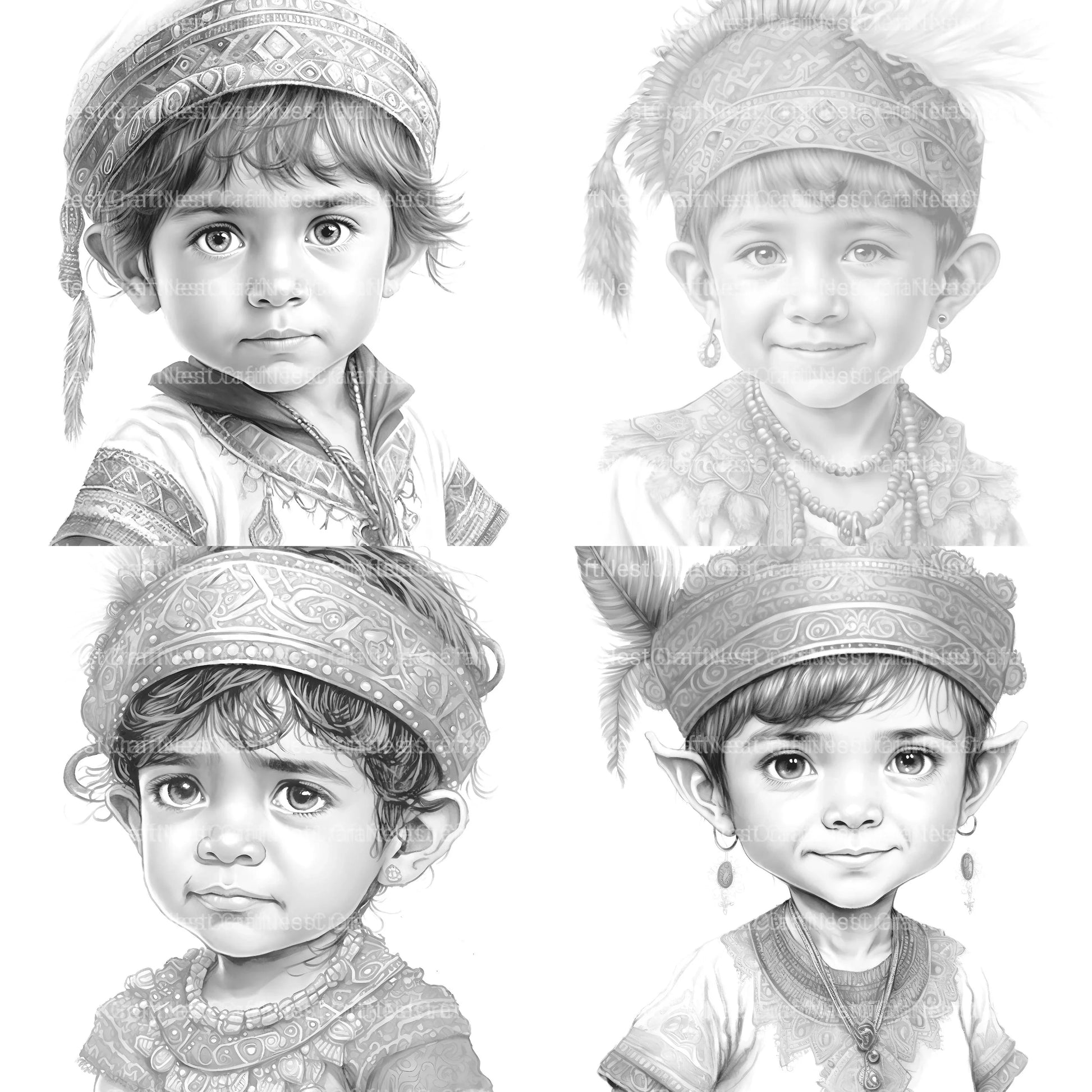 Princess Coloring Book - CraftNest - Digital Crafting and Art