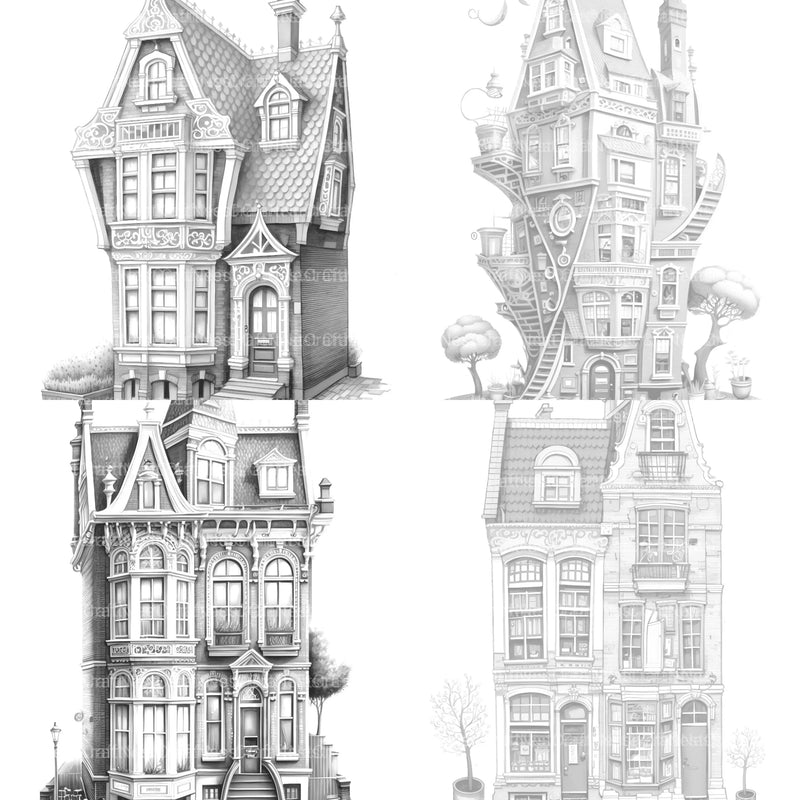 Brazilian Tiny House Coloring Book - CraftNest - Digital Crafting and Art