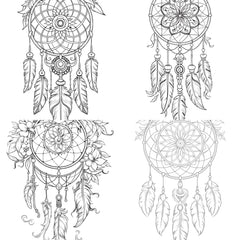 Dreamcatcher Coloring Book - CraftNest - Digital Crafting and Art