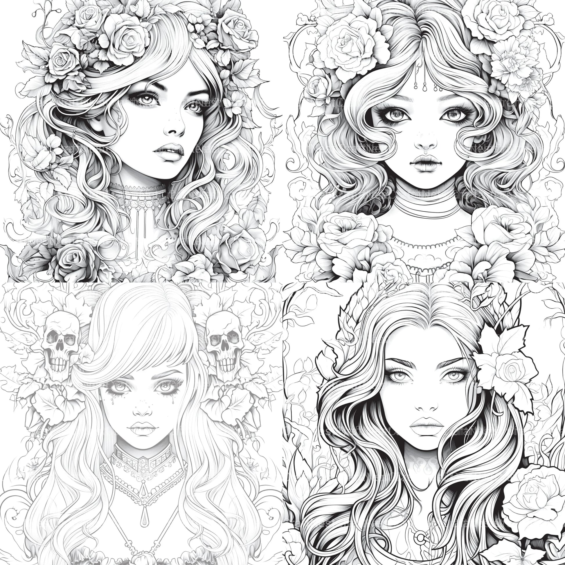 Little Princess Coloring Book - CraftNest - Digital Crafting and Art