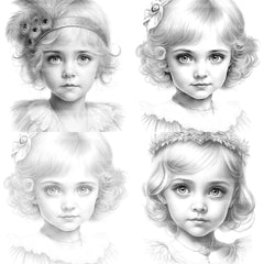 Cyborg Girl Coloring Book - CraftNest - Digital Crafting and Art