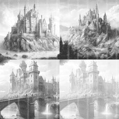 Castles Coloring Book - CraftNest - Digital Crafting and Art