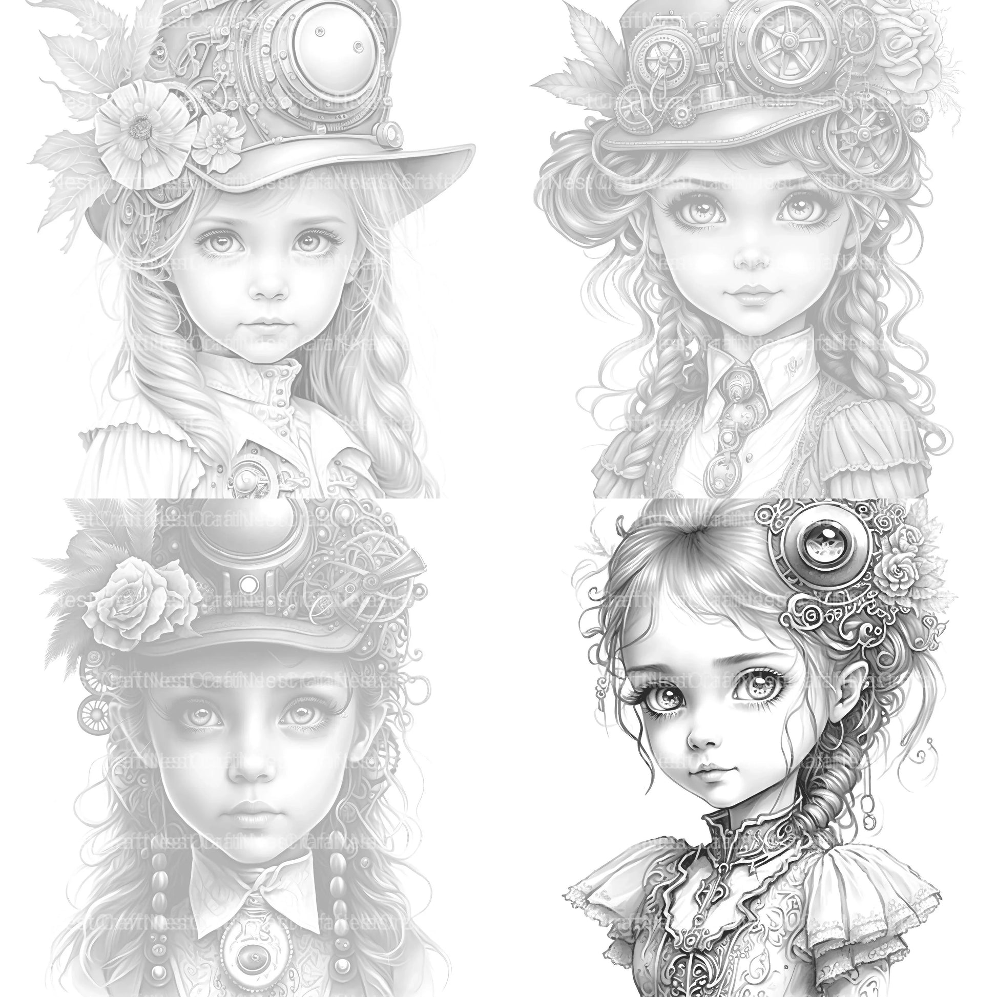 Victorian Boy Coloring Book - CraftNest - Digital Crafting and Art