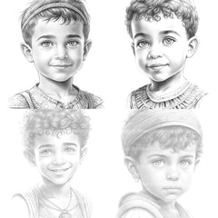 Cute Girl Coloring Book - CraftNest - Digital Crafting and Art