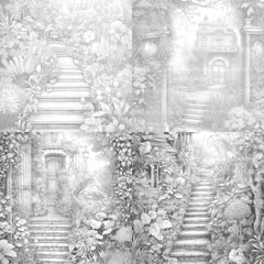 Secret Garden Coloring Book - CraftNest - Digital Crafting and Art