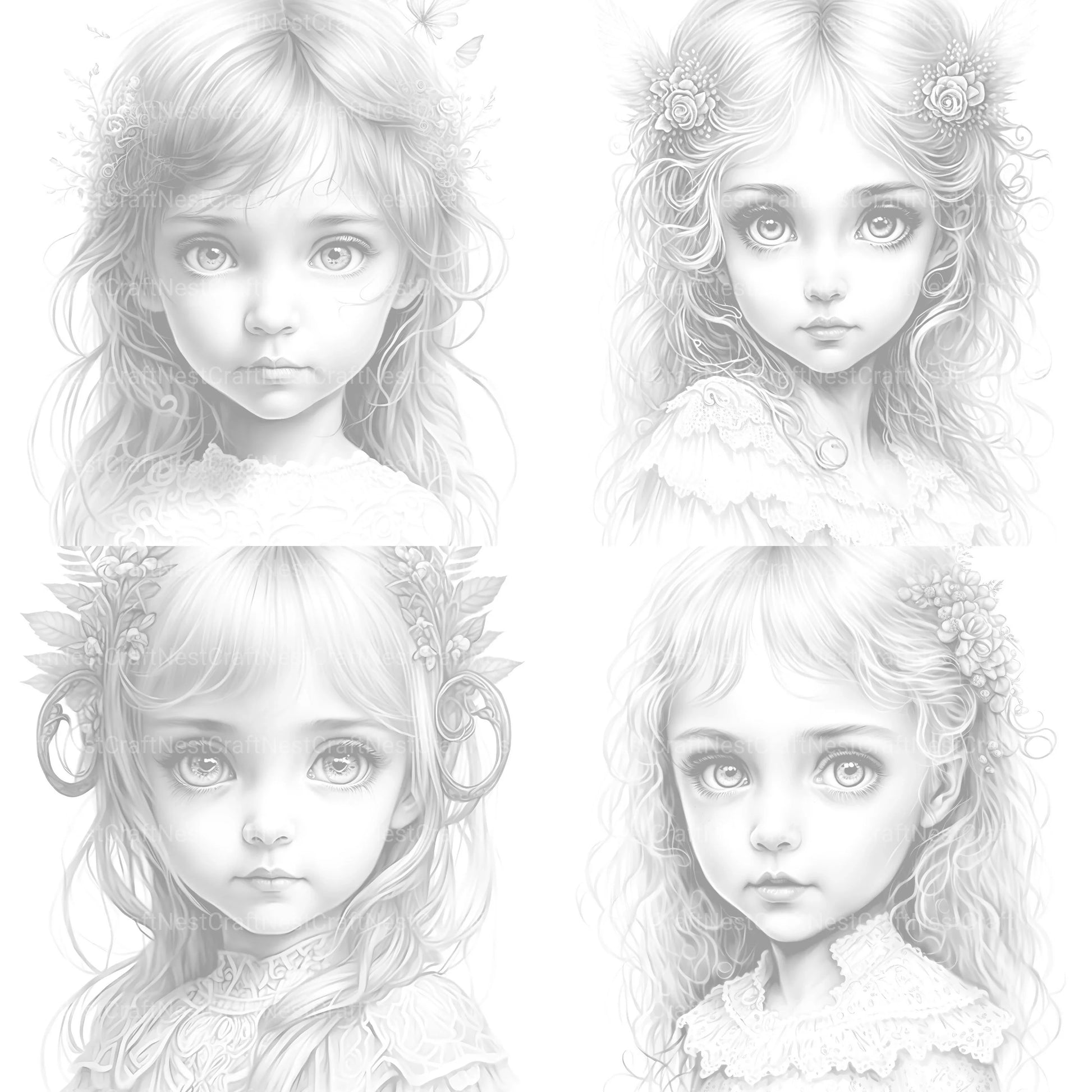 Gnome Girl Coloring Book - CraftNest - Digital Crafting and Art