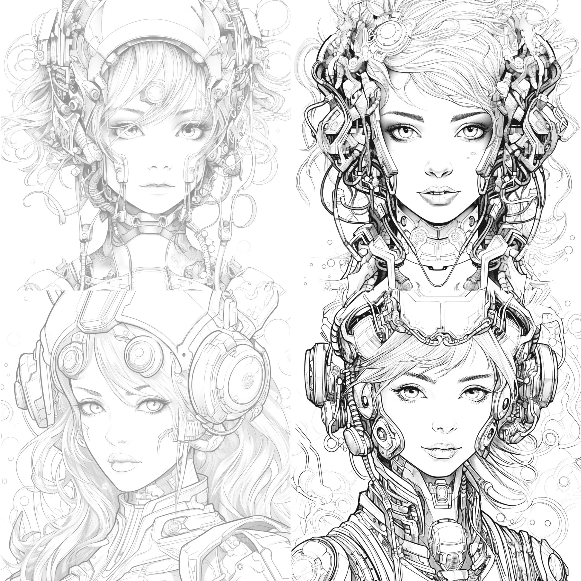 Druid Girl Coloring Book - CraftNest - Digital Crafting and Art