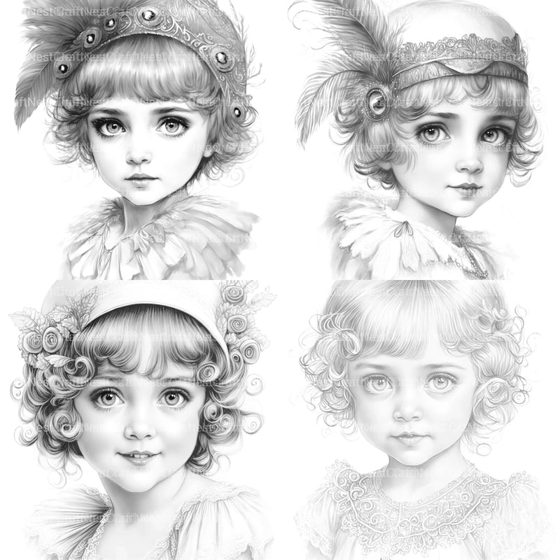 Cyborg Girl Coloring Book - CraftNest - Digital Crafting and Art