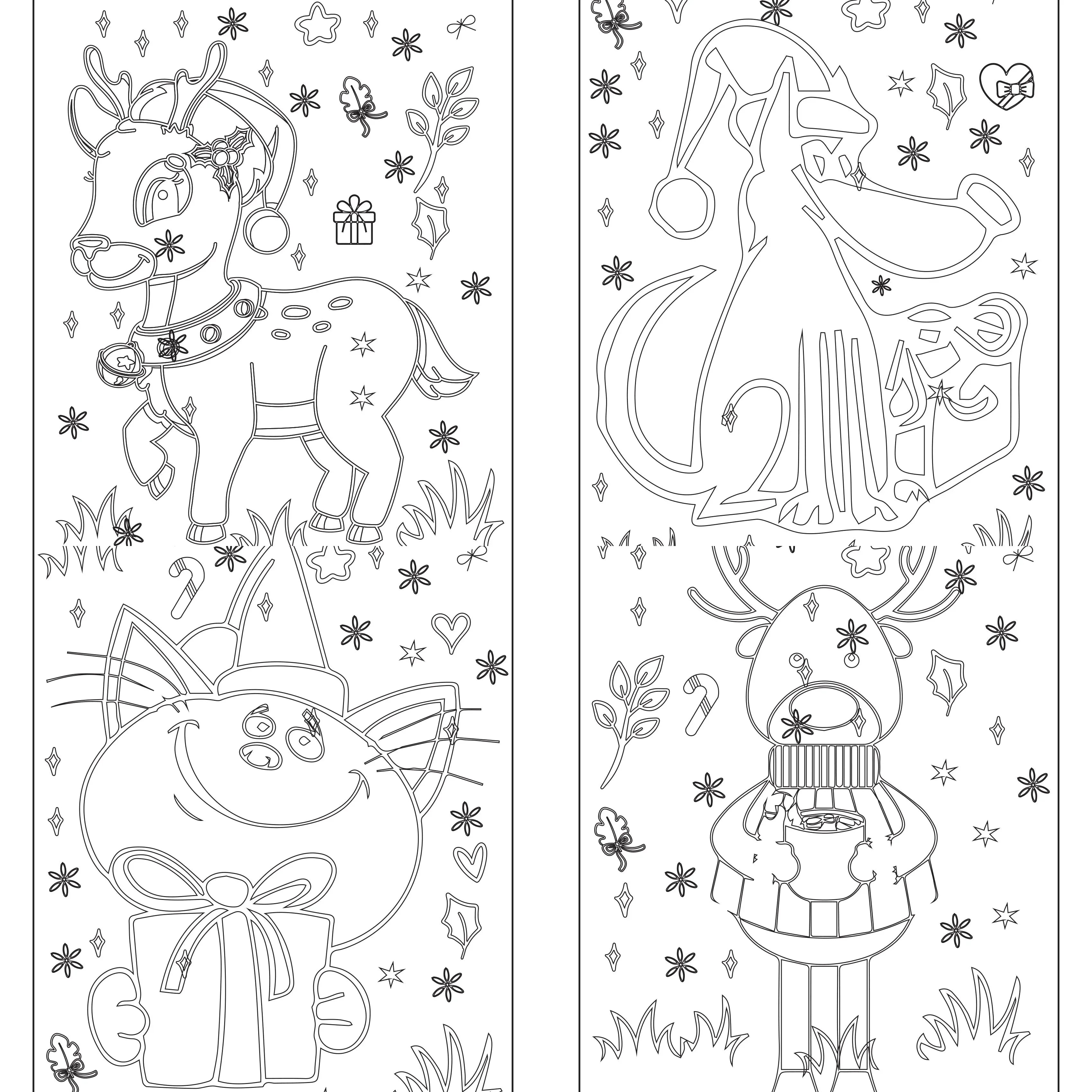 Kids Christmas Coloring Page Coloring Book