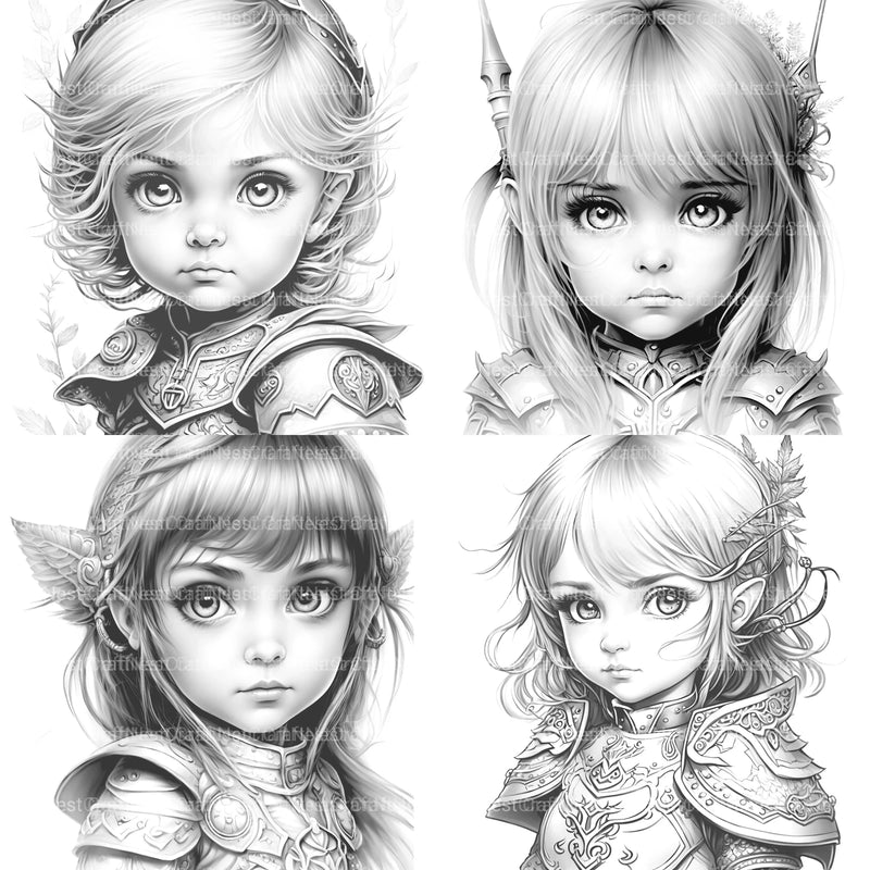 Princess Coloring Book 1 - CraftNest - Digital Crafting and Art