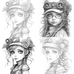 Victorian Boy Coloring Book - CraftNest - Digital Crafting and Art