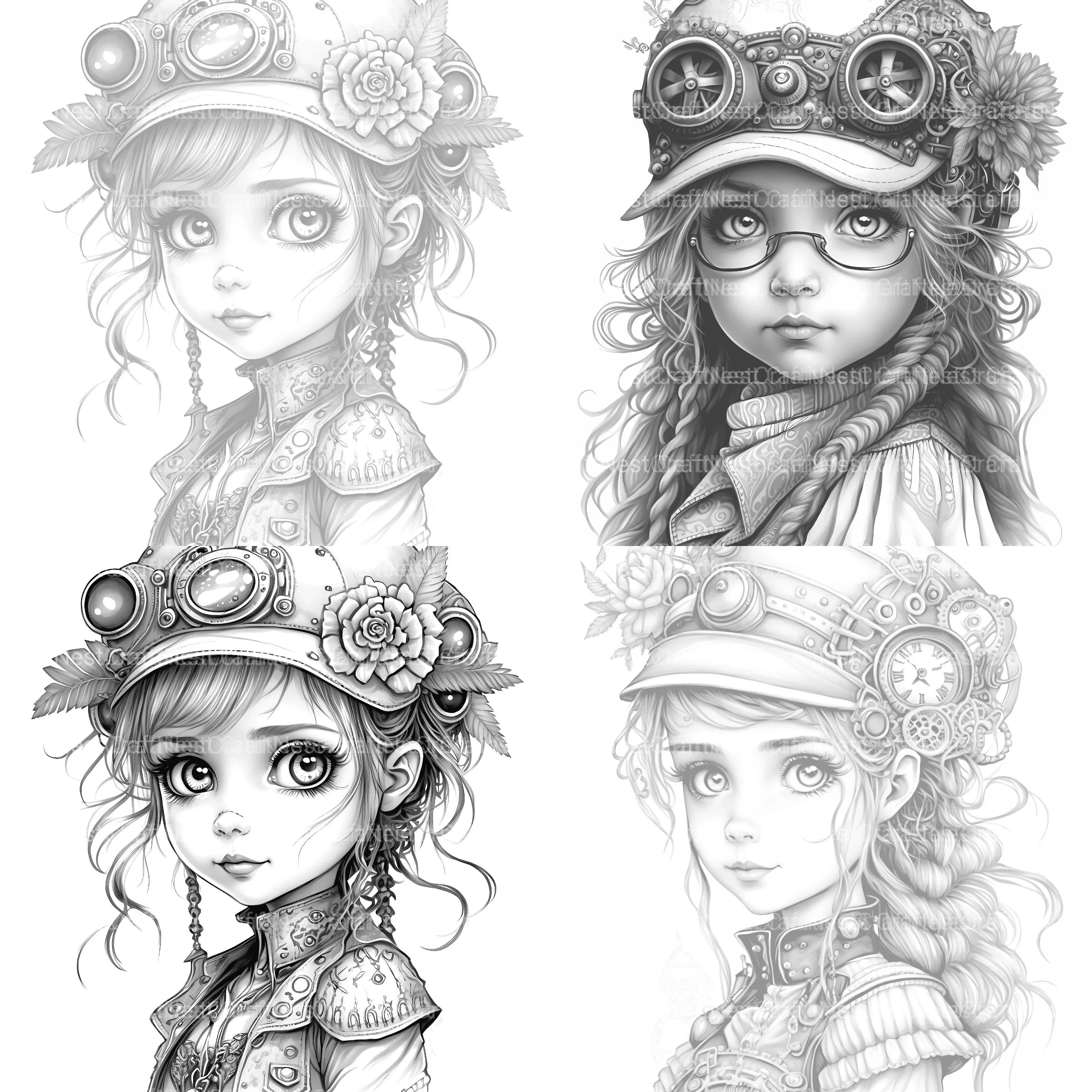 Victorian Boy Coloring Book - CraftNest - Digital Crafting and Art