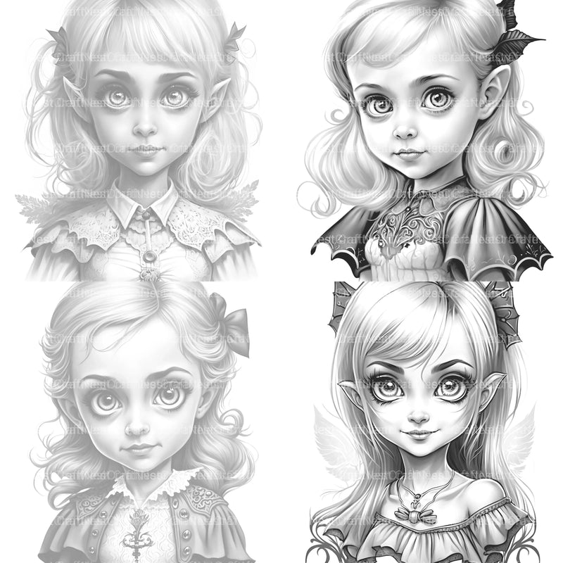 Little Witch Coloring Book - CraftNest - Digital Crafting and Art