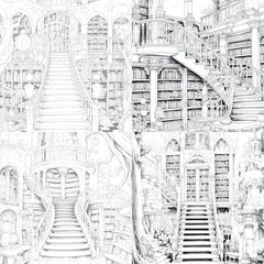 Enchanted Library Coloring Book - CraftNest - Digital Crafting and Art