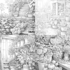 Herb Garden Coloring Book - CraftNest - Digital Crafting and Art