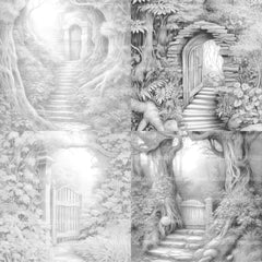 Forest Gate Coloring Book 2 - CraftNest - Digital Crafting and Art