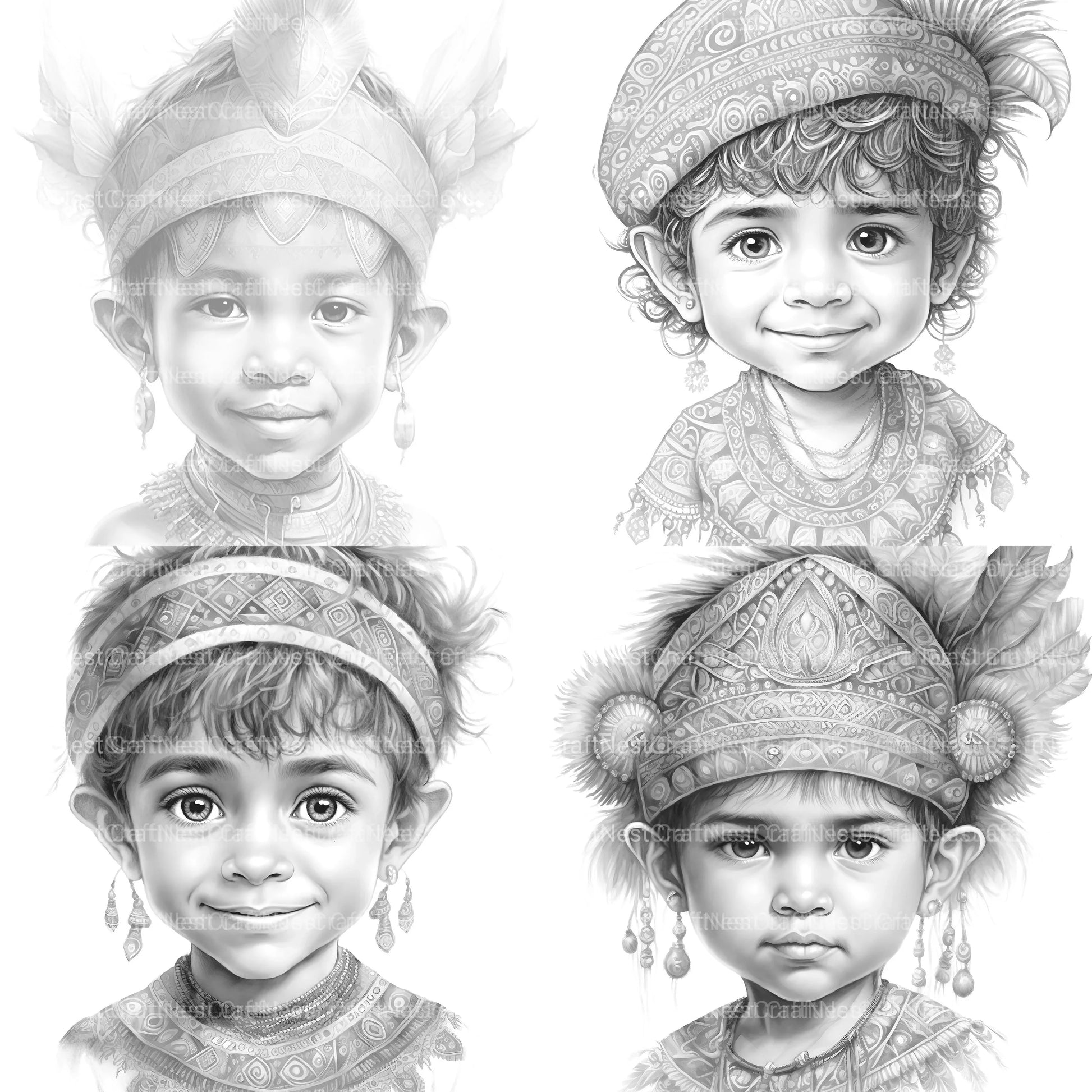 Princess Coloring Book - CraftNest - Digital Crafting and Art