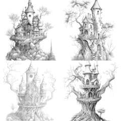 Fairy Fort Coloring Book - CraftNest - Digital Crafting and Art