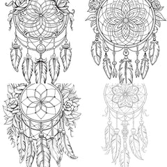 Dreamcatcher Coloring Book - CraftNest - Digital Crafting and Art