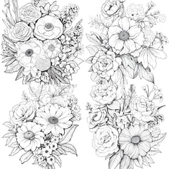 Flower Coloring Book 2 - CraftNest - Digital Crafting and Art