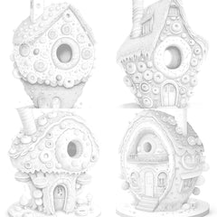 Donut House Coloring Book - CraftNest - Digital Crafting and Art