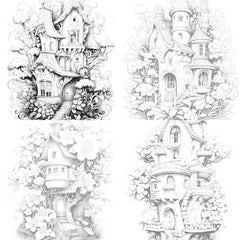 Blooming House Coloring Book - CraftNest - Digital Crafting and Art