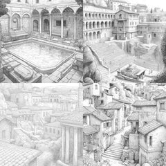 Ancient Rome Coloring Book - CraftNest - Digital Crafting and Art