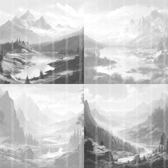 Landscape Scenes Coloring Book - CraftNest - Digital Crafting and Art