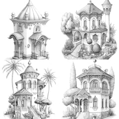 Turkish Tiny House Coloring Book - CraftNest - Digital Crafting and Art