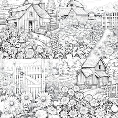 Farmers Garden Coloring Book 2 - CraftNest - Digital Crafting and Art