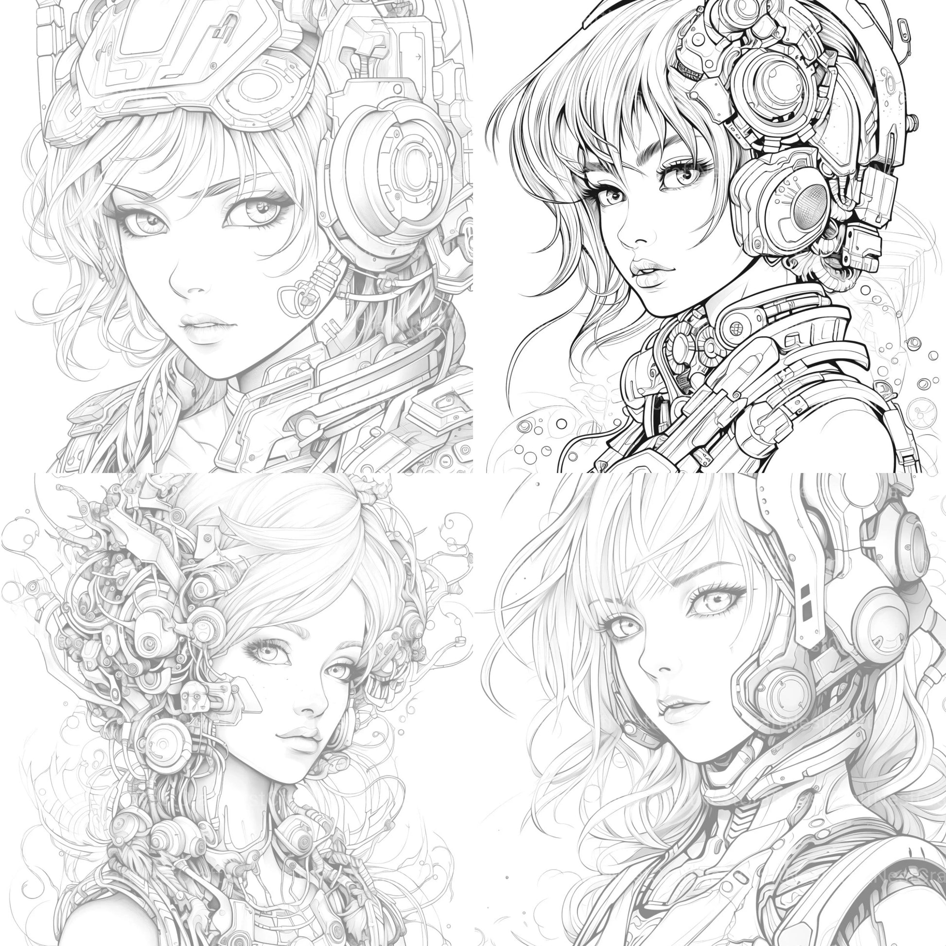 Druid Girl Coloring Book - CraftNest - Digital Crafting and Art