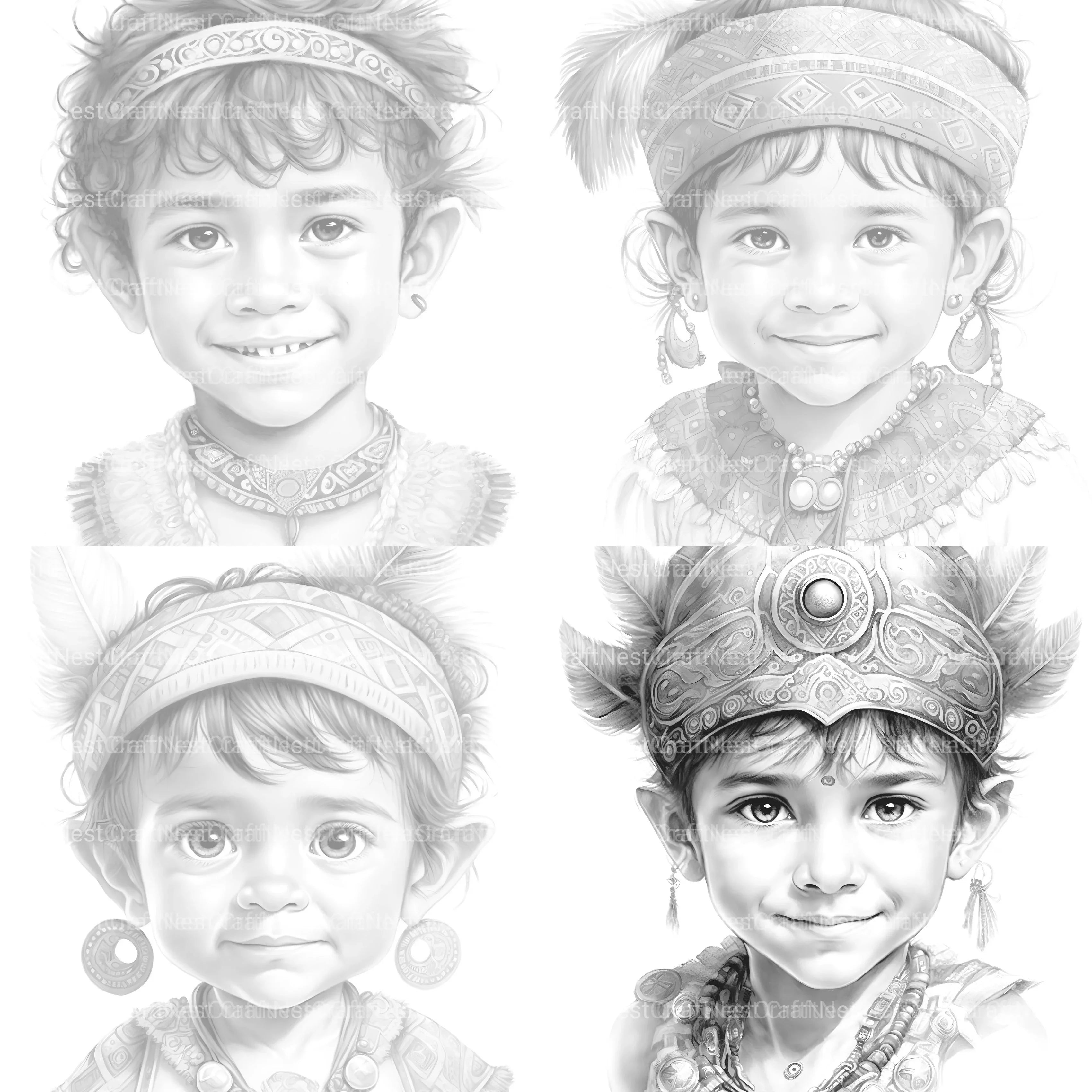 Princess Coloring Book - CraftNest - Digital Crafting and Art