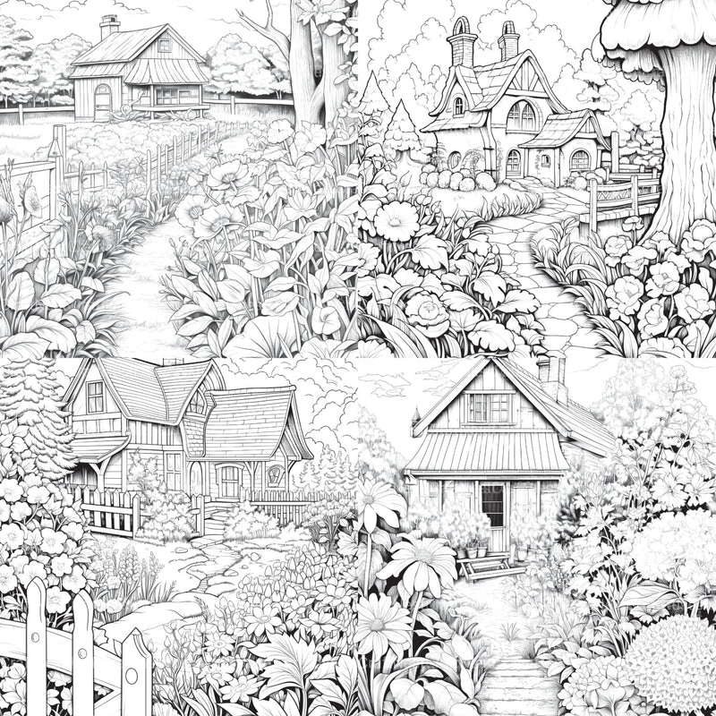 Farmers Garden Coloring Book 2 - CraftNest - Digital Crafting and Art